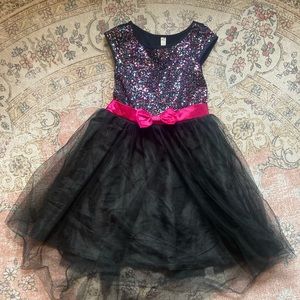 Girls sequence party dress